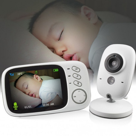 Caméra babyphone longue portée avec vision nocturne