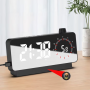 Full HD WiFi rectangular spy camera alarm clock - 4