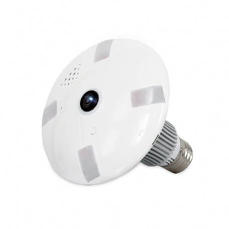 IP Light Bulb Camera Wifi Vision Live Recording Memory Not included