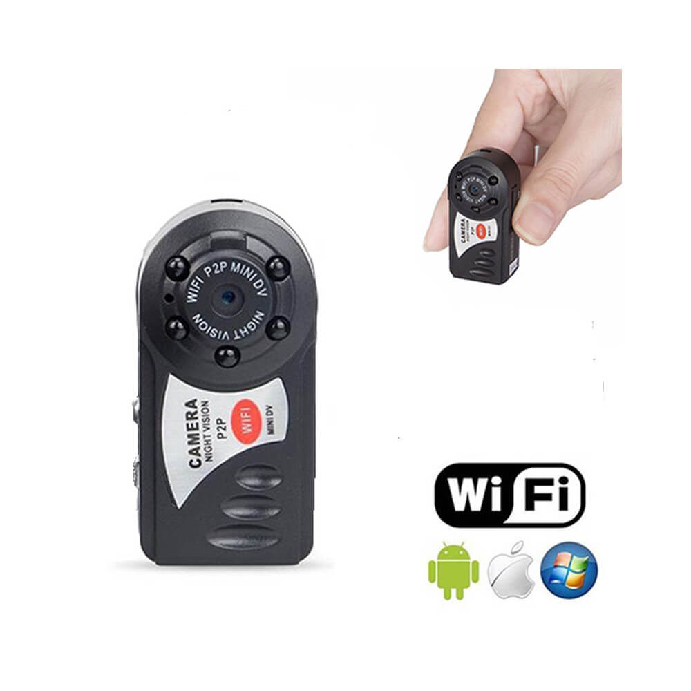 Mini telecamera spia Full HD wifi telecomando memoria Non incluso